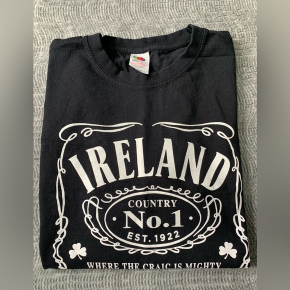 3/$10 Men Ireland Fruit of the Loom Shirt Sleeve Tee Shirt St Patrick Day LARGE - Picture 8 of 10